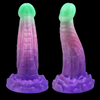 Gode serpent fantaisie coloré incurvé de 20 cm