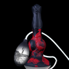 Gode éjaculateur Dark Knot Horse de 20 cm