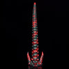 Gode Tentacule Diable Rouge À Pointes En Silicone 44 Cm