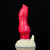Gode Chien Rouge Avec Nœud et Épines 18 cm