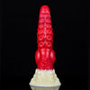 Gode Tentacule Rouge Silicone Platine 24 cm