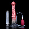 Gode Éjaculateur Cheval Réaliste en Silicone Platine 28 cm
