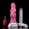 Gode Éjaculateur Dragon Fantaisie Pointes Silicone 20 Cm