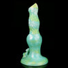 Dildo Fantaisie Chien en Silicone Cyan de 22 cm