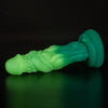 Dildo Dragon Réaliste Vert en Silicone de 20 cm